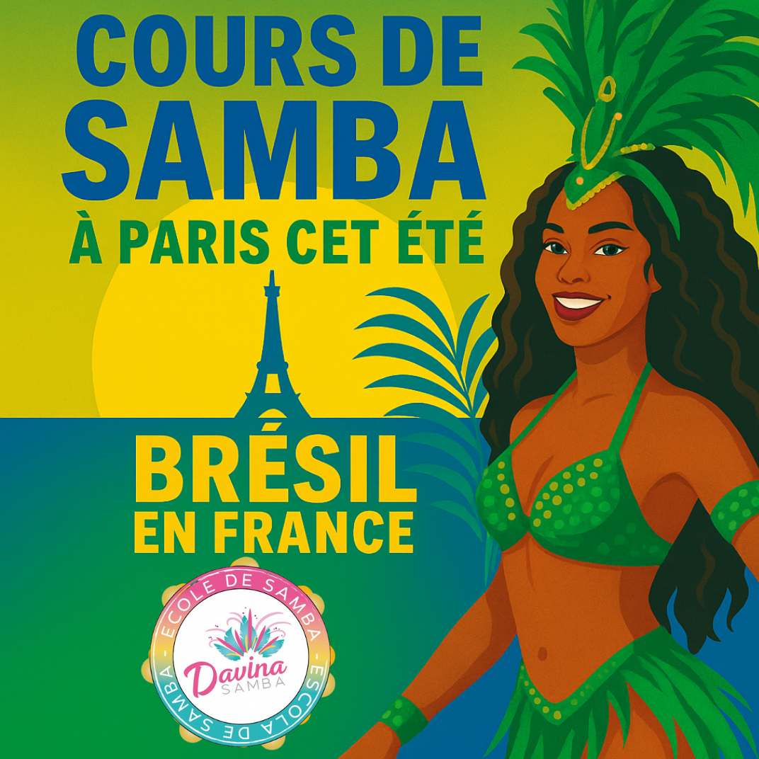 stages de samba d'été cours de danses brésiliennes juillet août à Paris Festival Brésil en France