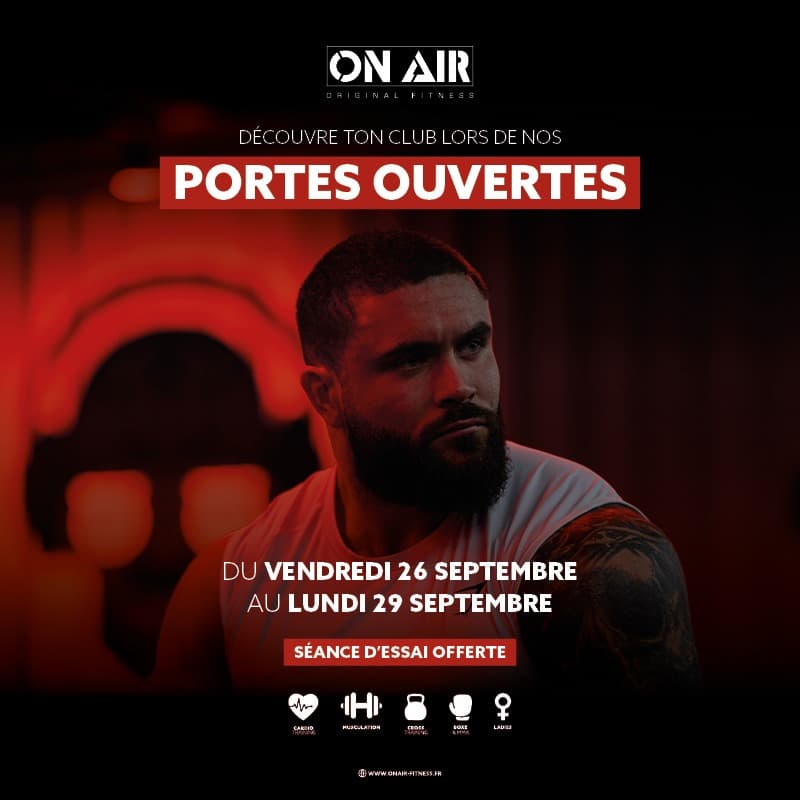 Journées Portes Ouvertes du 26/09 au 29/09