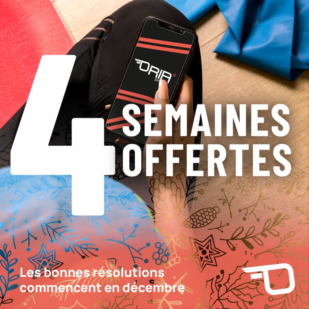 4 semaines offertes en décembre !