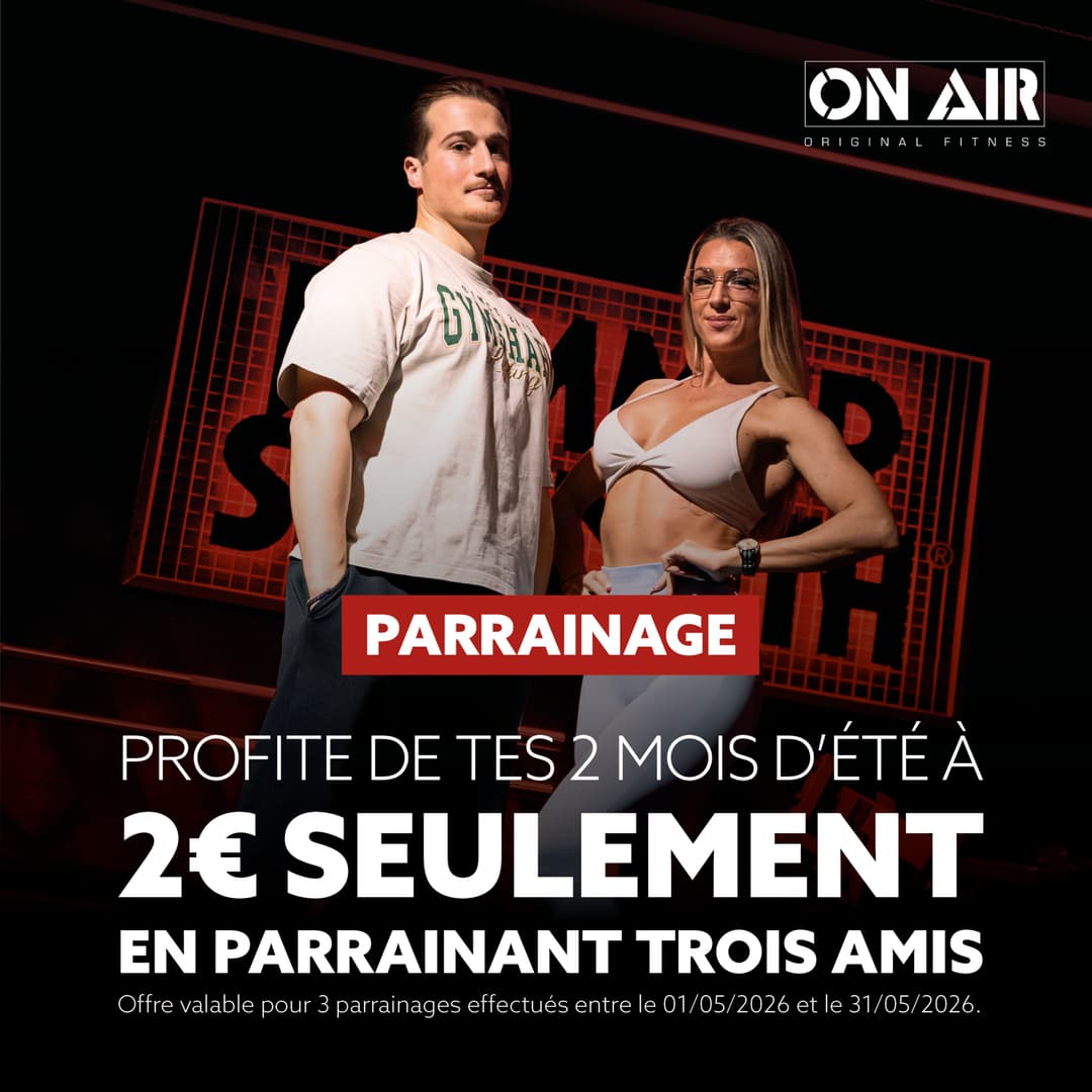 Parraine et profite de ton été chez On Air ☀️